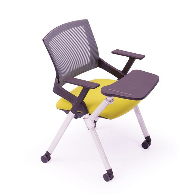 GXVP68011  - Ghế xếp văn phòng có bàn và bánh xe di động GXVP68011  - Ghế xếp văn phòng có bàn và bánh xe di động