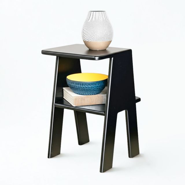 Bàn bên sofa LEXU 30x30x50cm gỗ cao su SST045