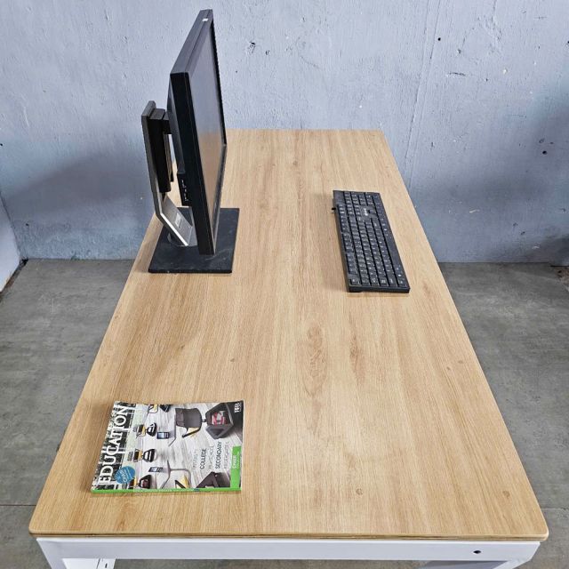Bàn làm việc có ngăn kéo 140x70cm gỗ plywood chân chữ K BD68140
