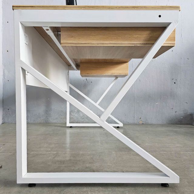 Bàn làm việc có ngăn kéo 140x70cm gỗ plywood chân chữ K BD68140