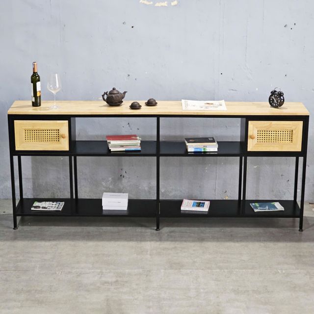 Bàn Console Zorp 200x30x85cm gỗ cao su CST093