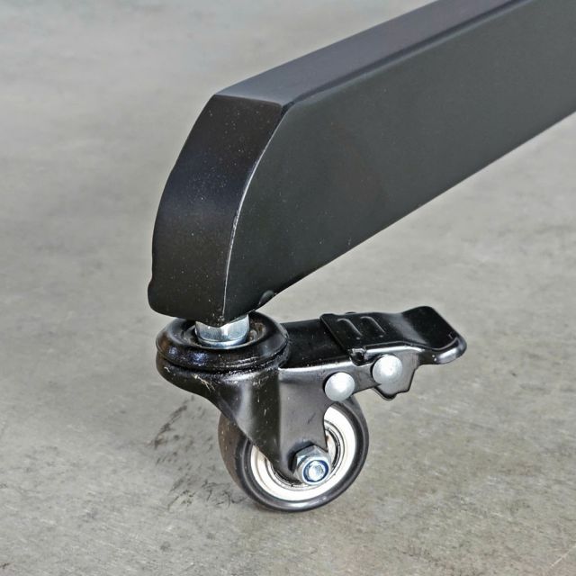 Bàn đào tạo di động 120x60cm gỗ cao su SPD68238