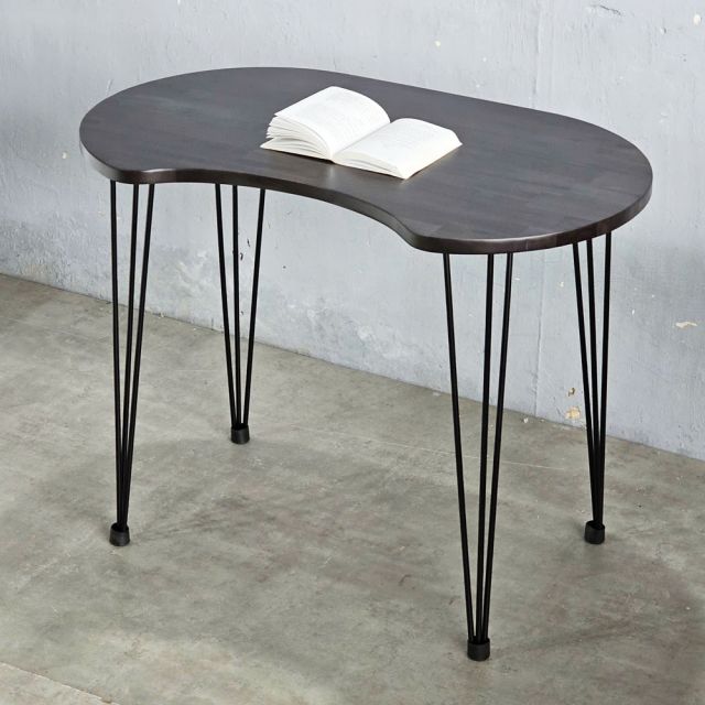 Bàn hạt đậu 100x60cm gỗ tràm chân Hairpin SPD68234