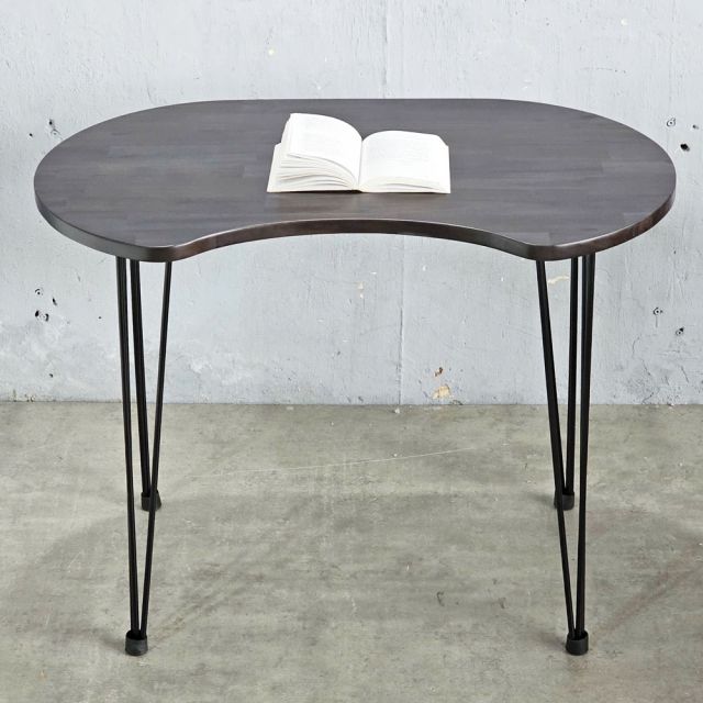 Bàn hạt đậu 100x60cm gỗ tràm chân Hairpin SPD68234