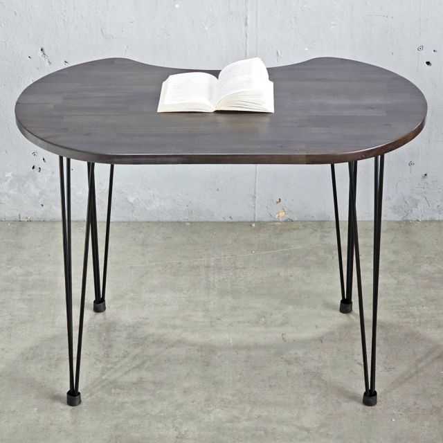 Bàn hạt đậu 100x60cm gỗ tràm chân Hairpin SPD68234