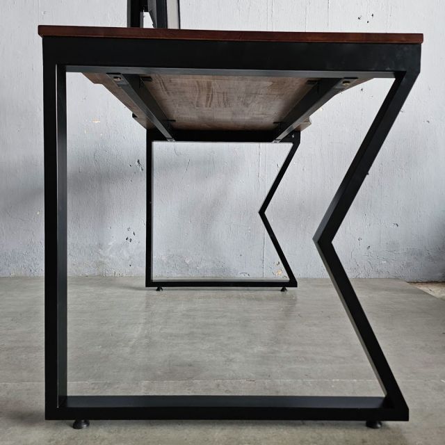 Bàn Gaming 120x70cm gỗ cao su chân chữ M GD68101