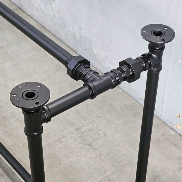 Chân bàn ống nước sắt 150x70cm sơn tĩnh điện HCPP015