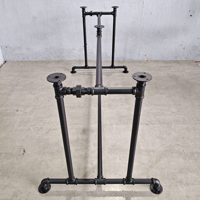 Chân bàn ống nước sắt 150x70cm sơn tĩnh điện HCPP015
