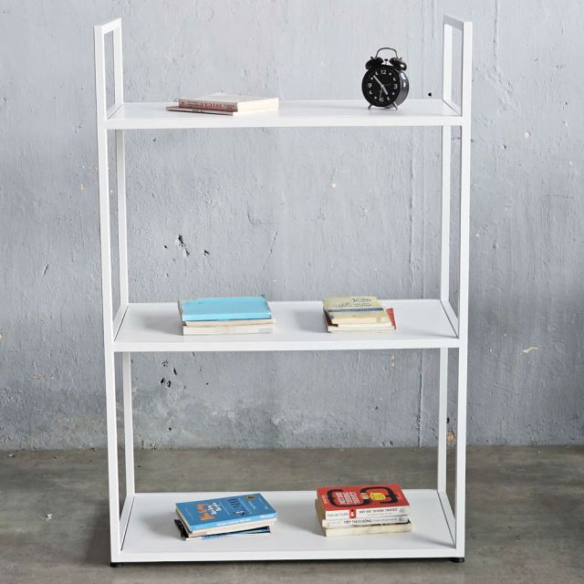 Kệ nhà bếp 3 tầng 80x40x120cm gỗ cao su KB68054