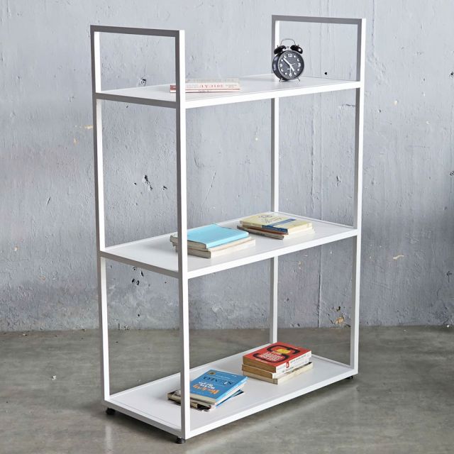 Kệ nhà bếp 3 tầng 80x40x120cm gỗ cao su KB68054