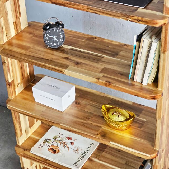 Kệ sách 5 tầng 80x30x160cm gỗ tràm KS68234