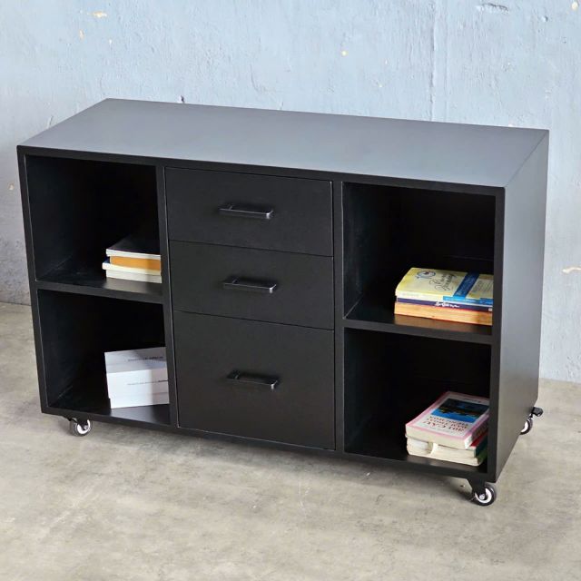 Tủ cá nhân di động 100x40x60cm gỗ cao su TCN68059