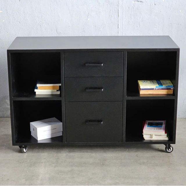 Tủ cá nhân di động 100x40x60cm gỗ cao su TCN68059