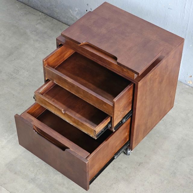 Tủ đầu giường giấu tiền 50x40x56cm gỗ cao su TDG68054