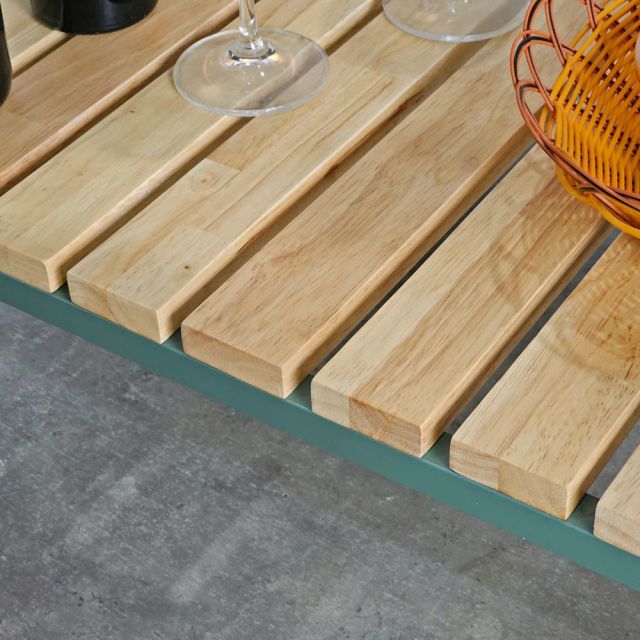 Xe đẩy rượu trà 60x45x85cm khung sắt gỗ cao su KB68055