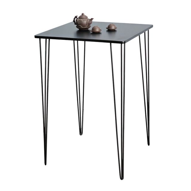 Bàn bar mặt vuông 70x70cm chân sắt Hairpin sơn tĩnh điện BB037 Bàn bar mặt vuông 70x70cm chân sắt Hairpin sơn tĩnh điện BB037