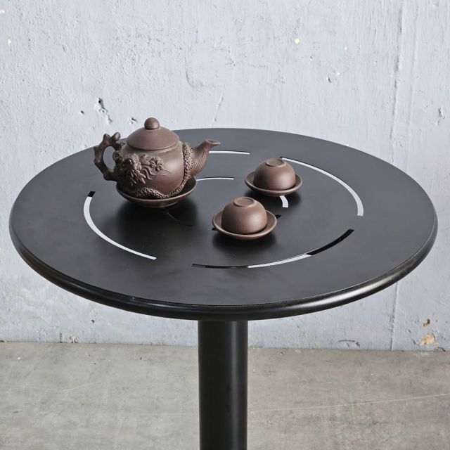 Bàn cafe tròn 60x60cm sắt sơn tĩnh điện CFD68252