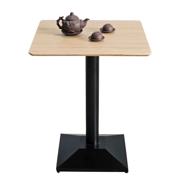 Bàn cafe vuông 60x60cm gỗ plywood vát cạnh CFD68255