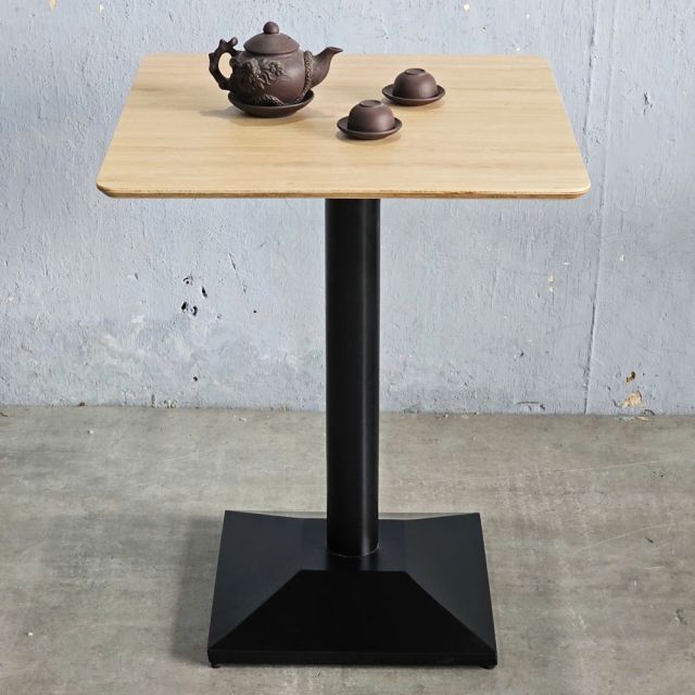 Bàn cafe vuông 60x60cm gỗ plywood vát cạnh CFD68255