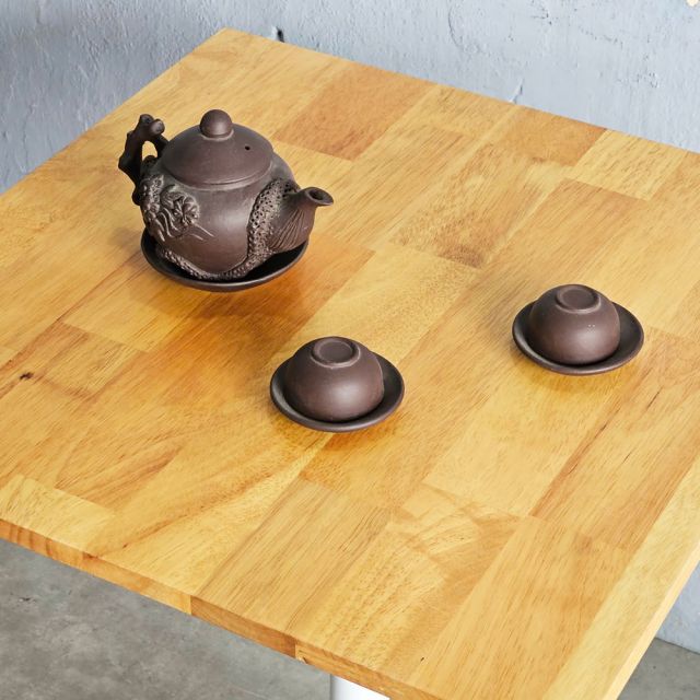 Bàn cafe vuông 60x60cm chân Tolix sắt CFD68253