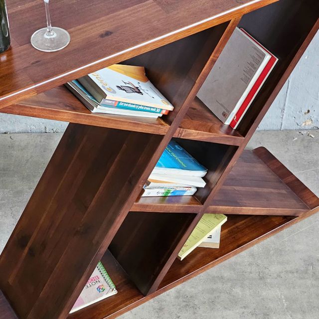 Bàn console Nodus 100x30x88cm gỗ tràm CST095