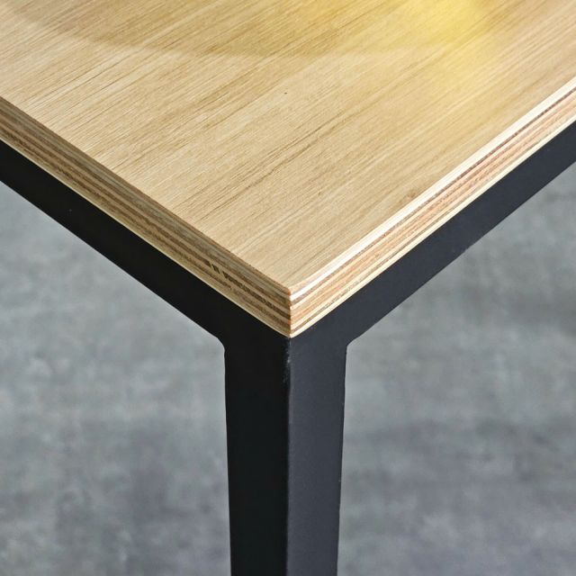 Bàn làm việc góc tường 75x75cm gỗ cao su CD68036