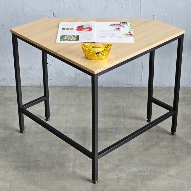 Bàn làm việc góc tường 75x75cm gỗ cao su CD68036