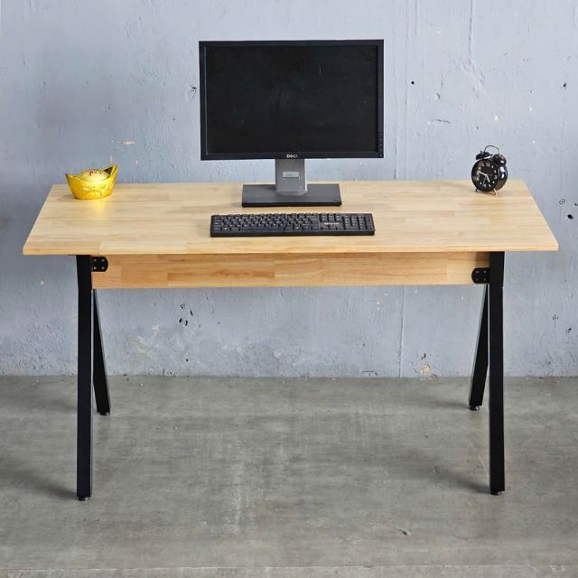 Bàn làm việc Vesta 140x60cm gỗ cao su SPD68241