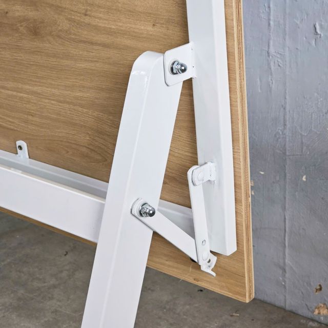 Bàn làm việc gấp gọn chân chữ Z mặt gỗ Plywood SPD68199