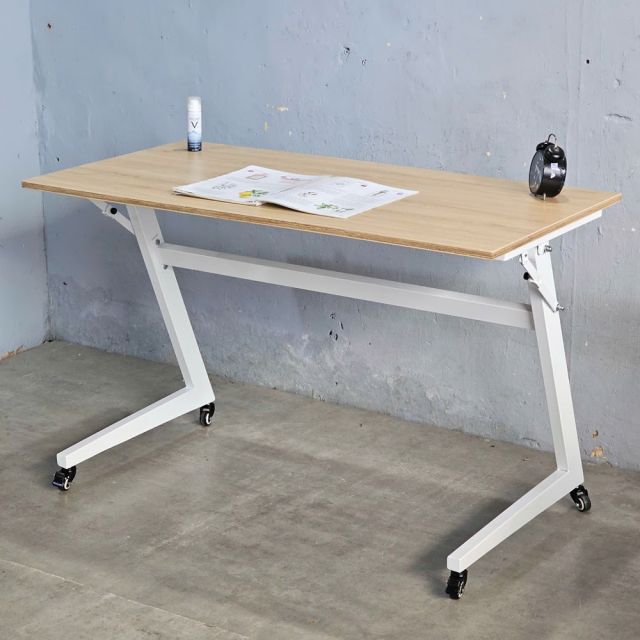 Bàn làm việc gấp gọn chân chữ Z mặt gỗ Plywood SPD68199