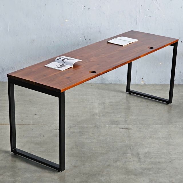 Chân sắt bàn làm việc hệ Rectang 200x60cm lắp ráp HCRT027
