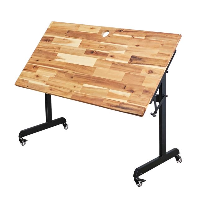 Bàn đào tạo gấp gọn 120x60cm gỗ tràm SPD68239 Bàn đào tạo gấp gọn 120x60cm gỗ tràm SPD68239
