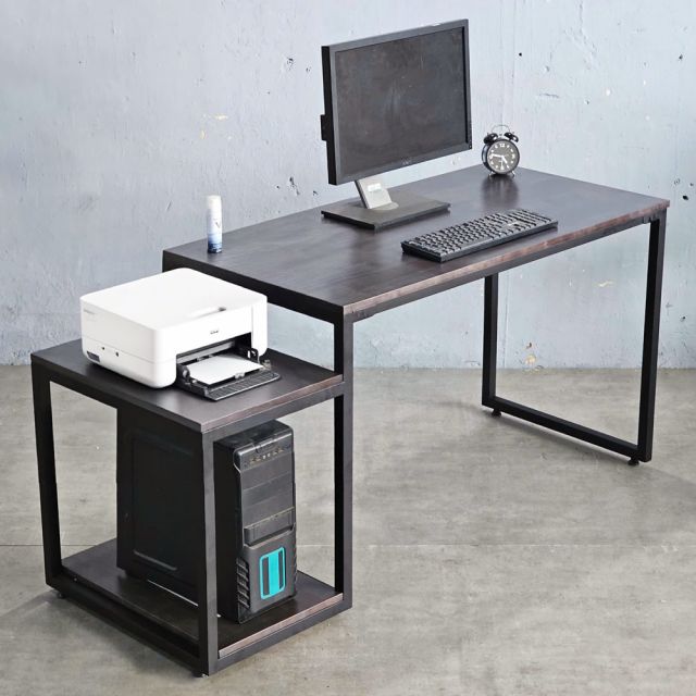 Bàn vi tính kết hợp kệ CPU và máy in 160x60x75(cm) COD68043