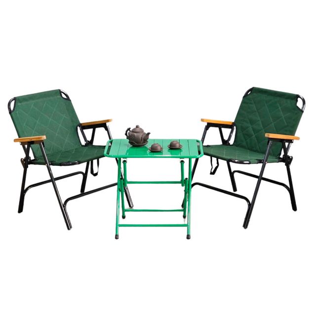 Combo bàn trà chanh và 2 ghế xếp du lịch CBCF324