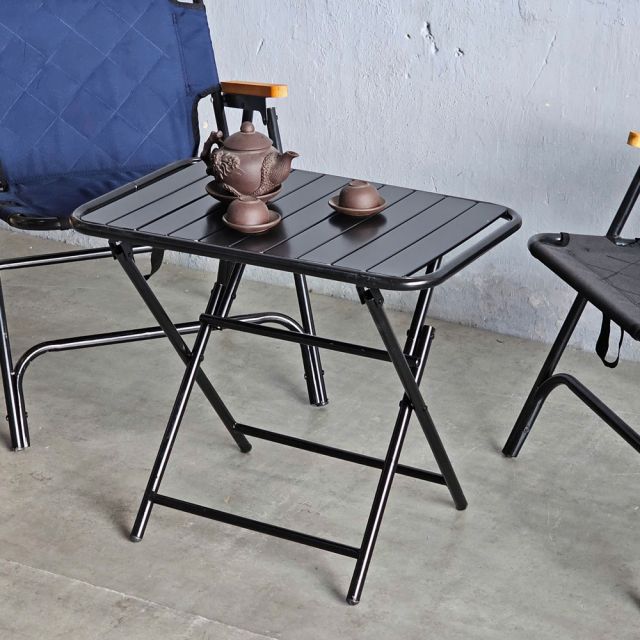 Combo bàn trà chanh và 2 ghế xếp du lịch CBCF324