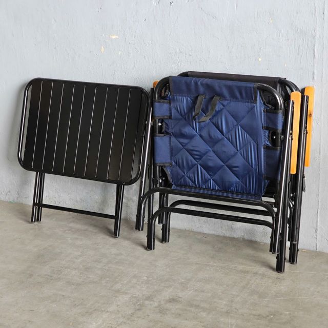 Combo bàn trà chanh và 2 ghế xếp du lịch CBCF324