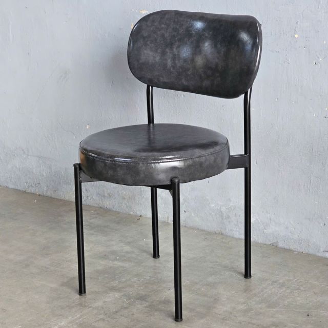 Ghế ăn nệm bọc simili khung sắt GA68037