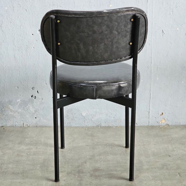 Ghế ăn nệm bọc simili khung sắt GA68037