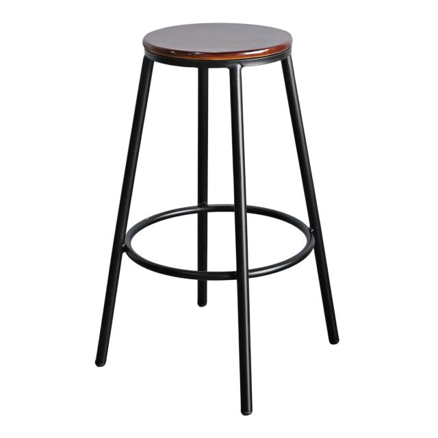 Ghế bar mặt gỗ tròn chân sắt sơn tĩnh điện GBSK021 Ghế bar mặt gỗ tròn chân sắt sơn tĩnh điện GBSK021