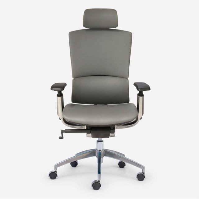 Ghế công thái học Taican bọc da có tựa đầu TAICAN01