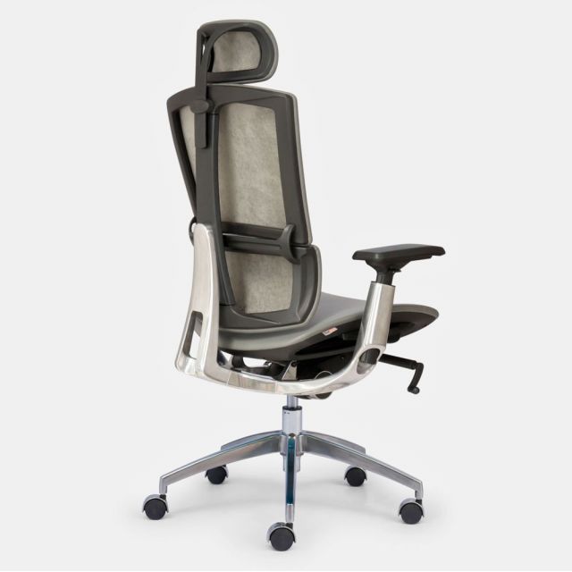 Ghế công thái học Taican bọc da có tựa đầu TAICAN01
