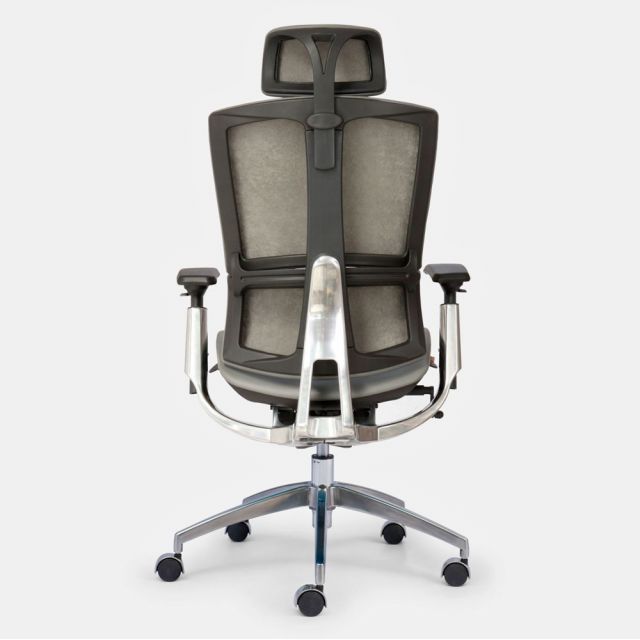 Ghế công thái học Taican bọc da có tựa đầu TAICAN01