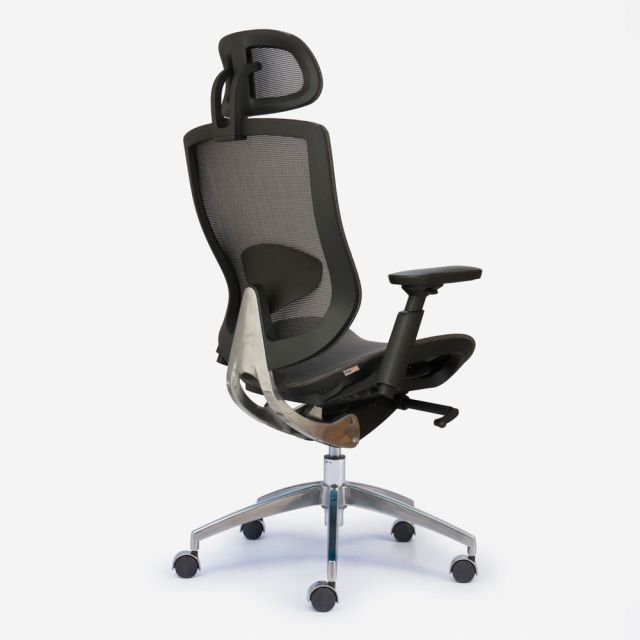 Ghế công thái học SIGIS bọc lưới có tựa đầu SIGIS01
