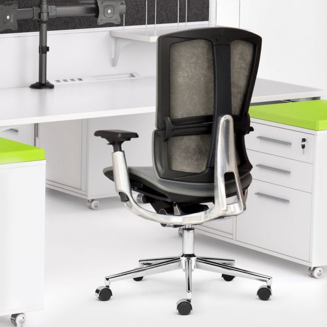 Ghế công thái học Taican bọc da TAICAN02