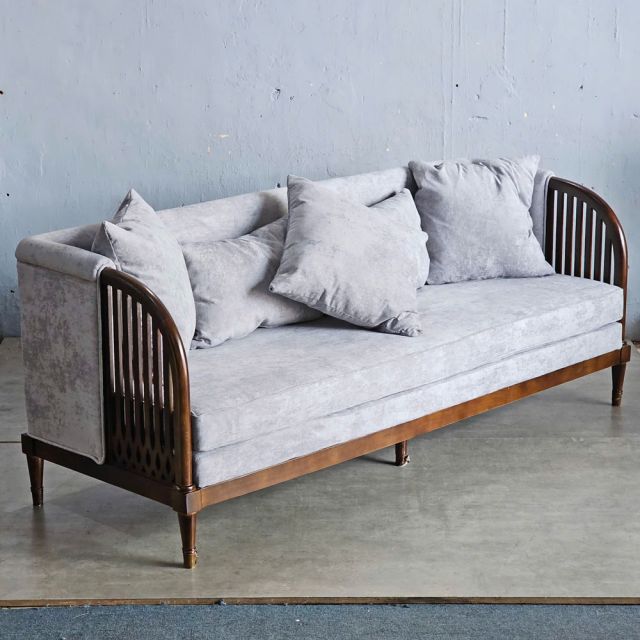 Ghế sofa băng INDOCHI 200x72x79cm bọc vải khung gỗ Ash SFB68092