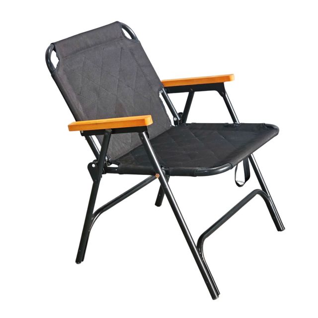 Ghế xếp gọn du lịch dã ngoại tay gỗ khung sắt GTC008