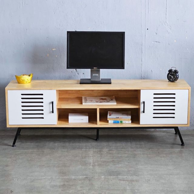Kệ TV Codia 160x35x50cm gỗ cao su KTV68118