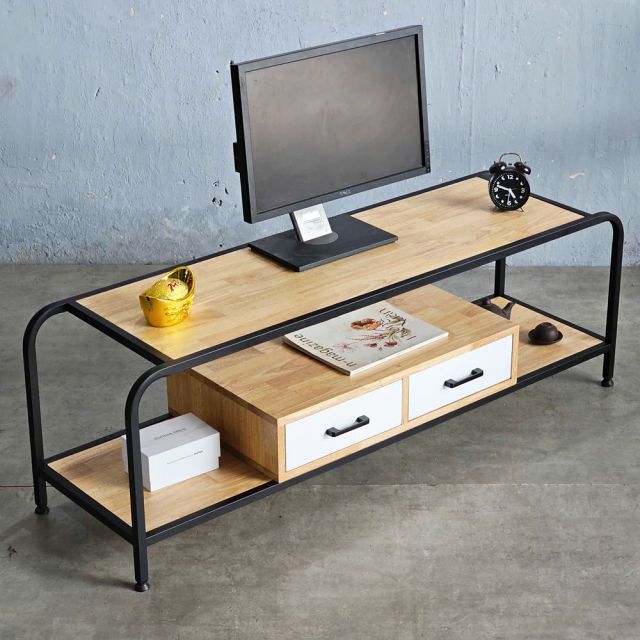 Kệ tivi phòng khách khung sắt sơn tĩnh điện hiện đại KTV68106