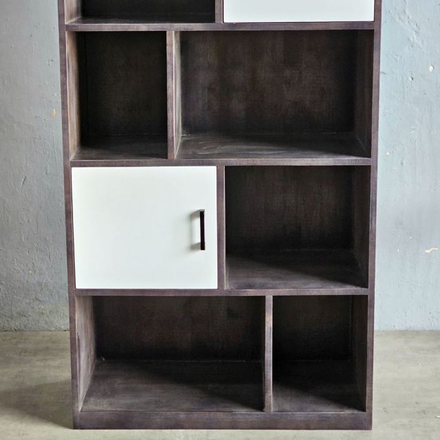 Kệ để đồ 80x40x240cm gỗ cao su KTB68210