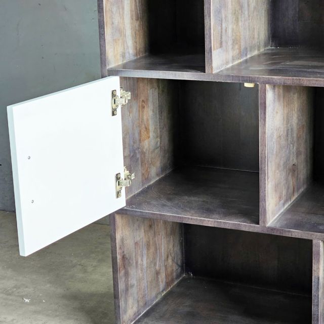 Kệ để đồ 80x40x240cm gỗ cao su KTB68210